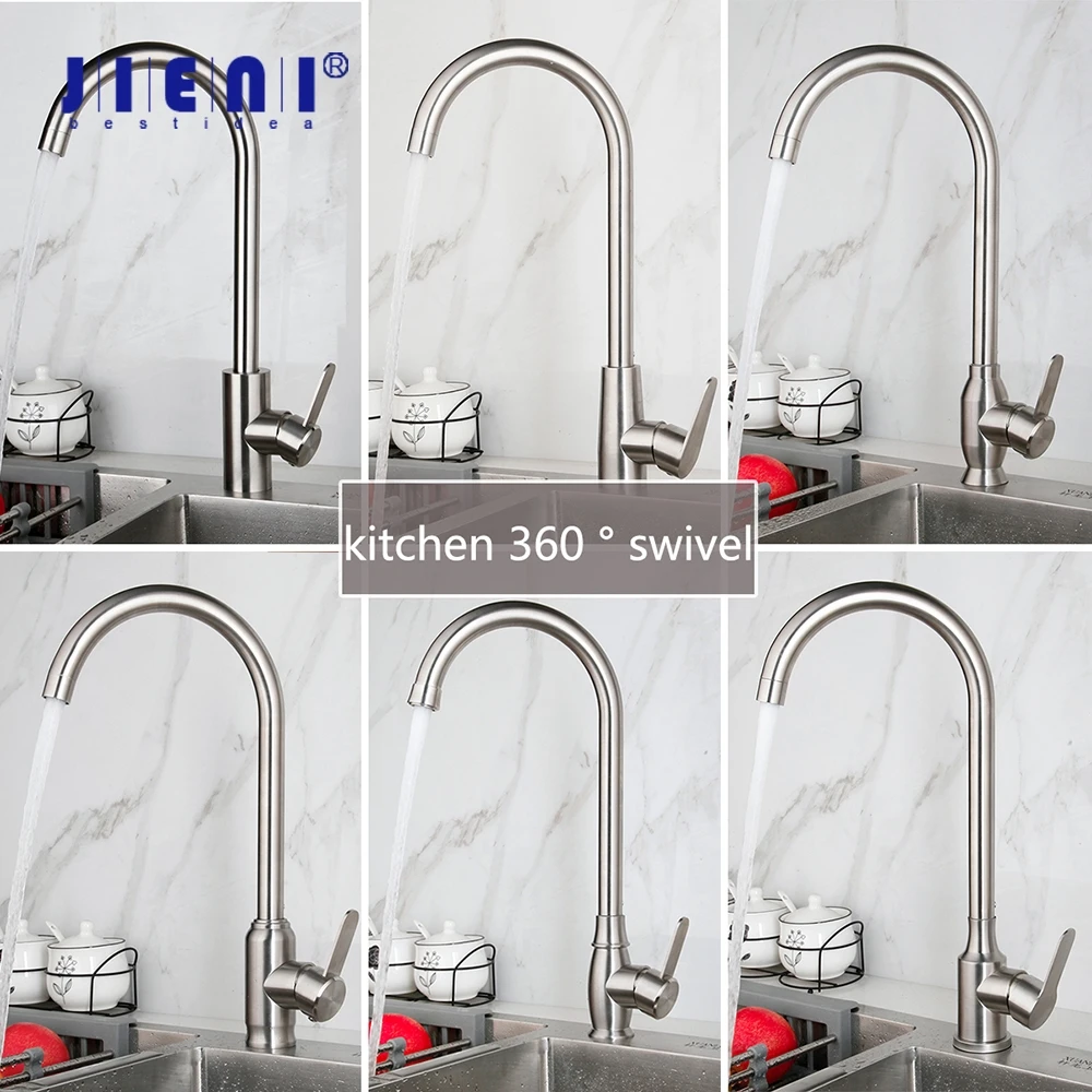 Kitchen Sink Taps Basin Sink Mono Mixer Tap Swivel Spout Faucet Square Brass New Kitchen Sink Taps Basin Sink Mono Mixer Tap Swivel Spout Faucet Square Brass New