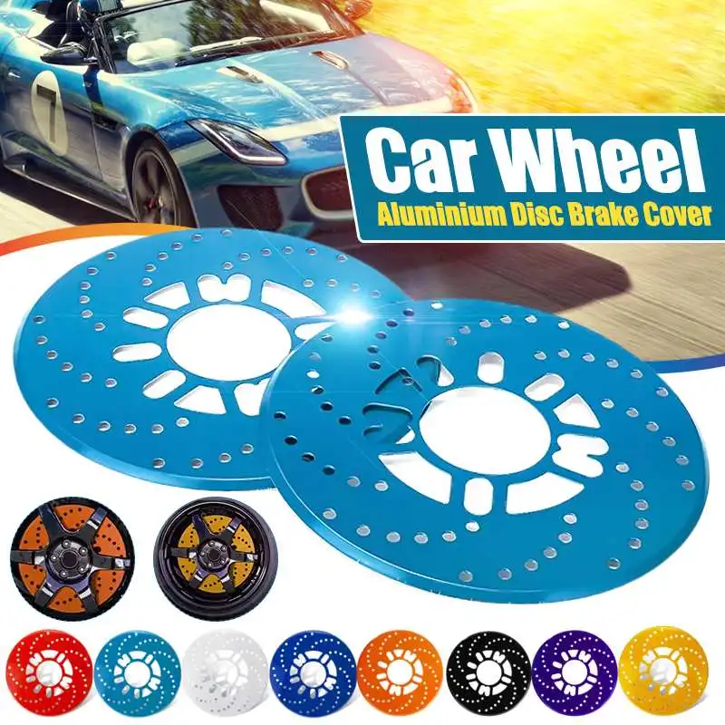 2PCS 4PCS Universal Aluminum Alloy Car Disc Brake Rotor Racing Covers