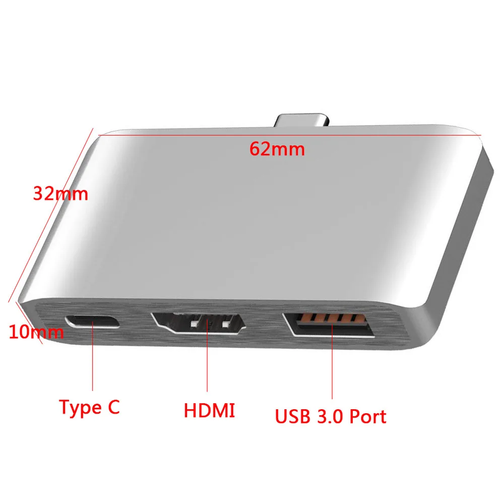 USB C концентратор док-станция к HDMI 4K Dex режим для samsung Galaxy S8/S9 Zend/huawei mate 10 с PD USB 3,0 концентратор для Macbook Pro