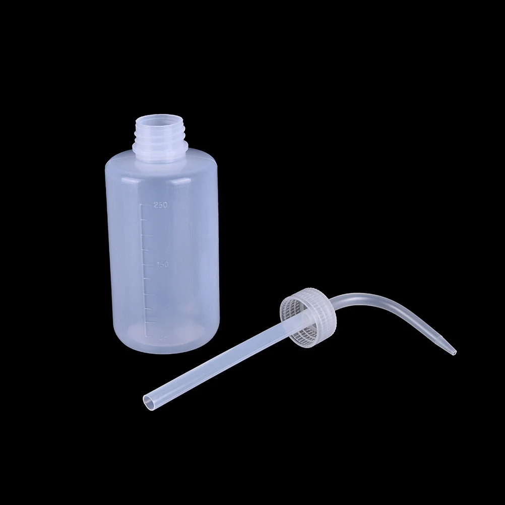 250ml Squeeze Bottle Watering Tools White Plastic Diffuser Dispenser Squeeze Bottle Tattoo Diffuser Non-Spray Tattoo Accessories
