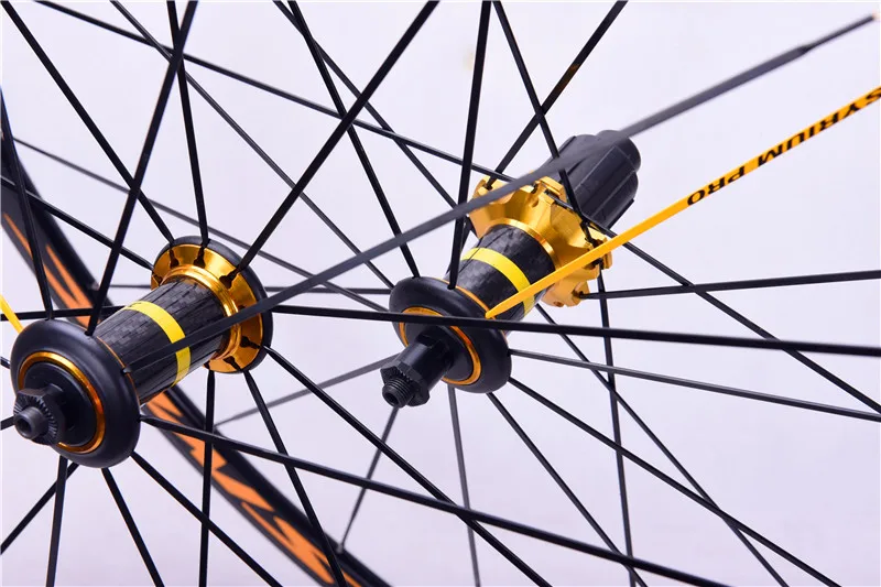 Углеродный концентратор ультра легкий 700C 40 мм Дорожный велосипед Алюминиевый сплав обода колеса Набор Экипировка велосипедиста набор совместим с колесом