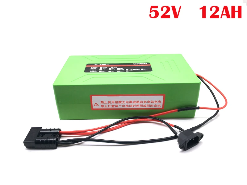 

52V Rechargeable lithium ebike battery 48v 12ah electric scooter battery for Bafang bbs02 48V 750W motor with charger