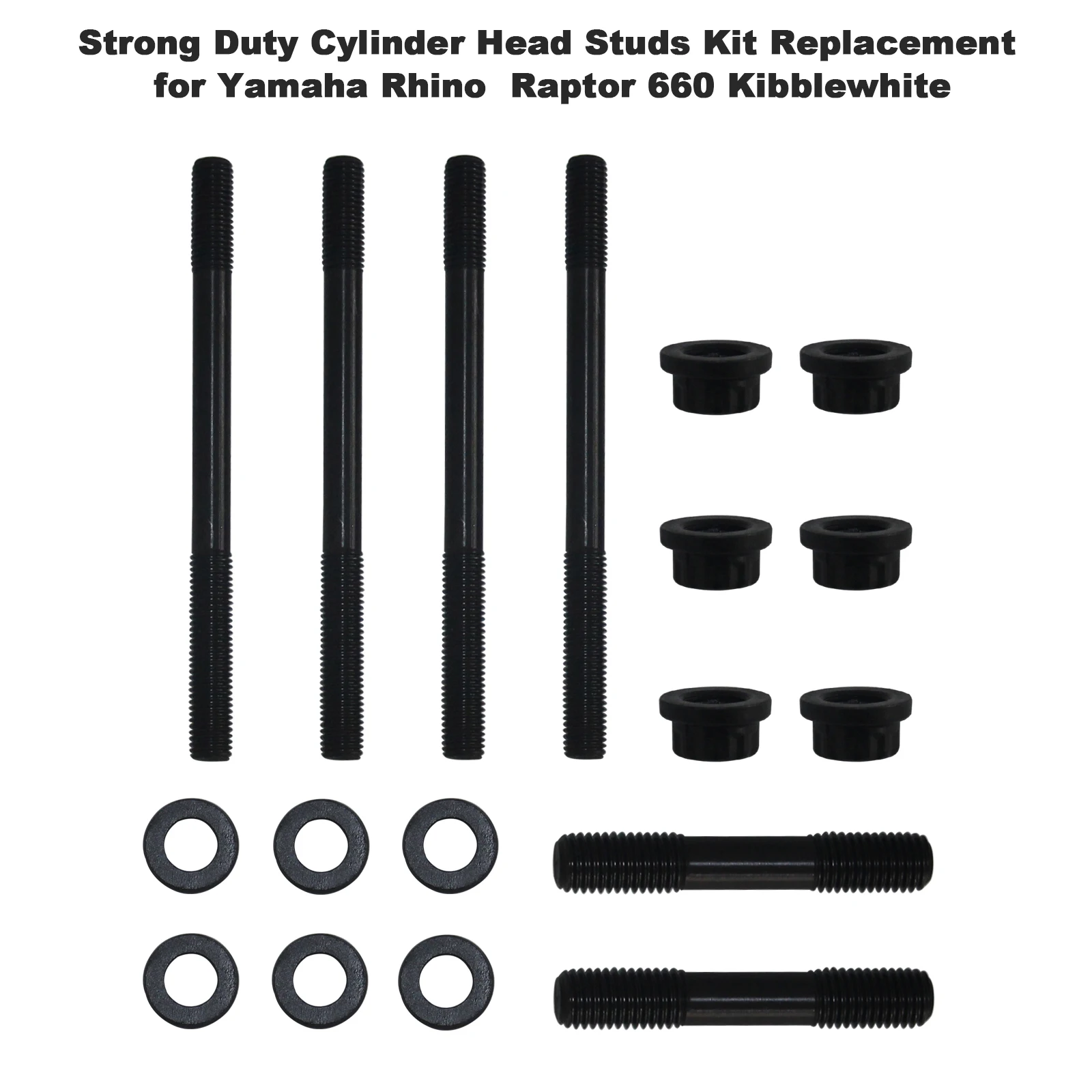 StrongDutyCylinderHeadStudsKitReplacementforYamahaRhinoRaptor660KibblewhiteCar