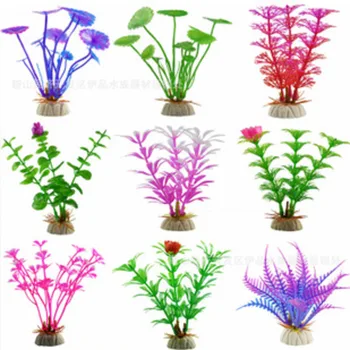 

Aquarium Decorative Simulation Artificial Plant Home Fish Tank Decoration 40CM Water Plants Grass Landscape Accessories