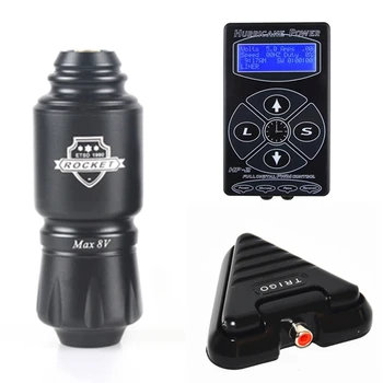 

Newest Rotary Tattoo Machine Short Pen Japan Coreless Motor Strong Quiet With HP-2 Tattoo Power Supply Tattoo Kit Free Shipping