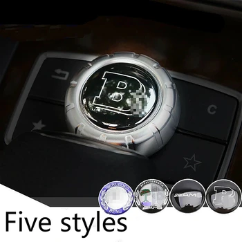 

1 pcs 29mm Car Center Console Panel Knob Cover Control Button LOGO Dedicated Stickers Accessories For Mercedes Car Accessories