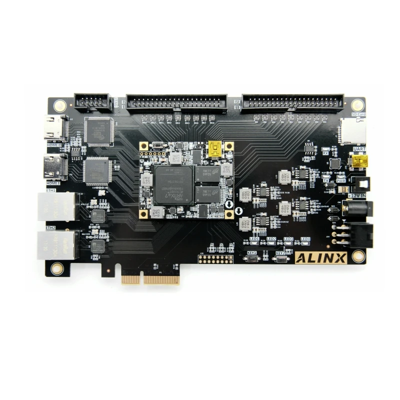 US $389.00 Alinx XILINX A7 FPGA Black Gold Development Board core Board Artix7 PCIE X4 AX7103