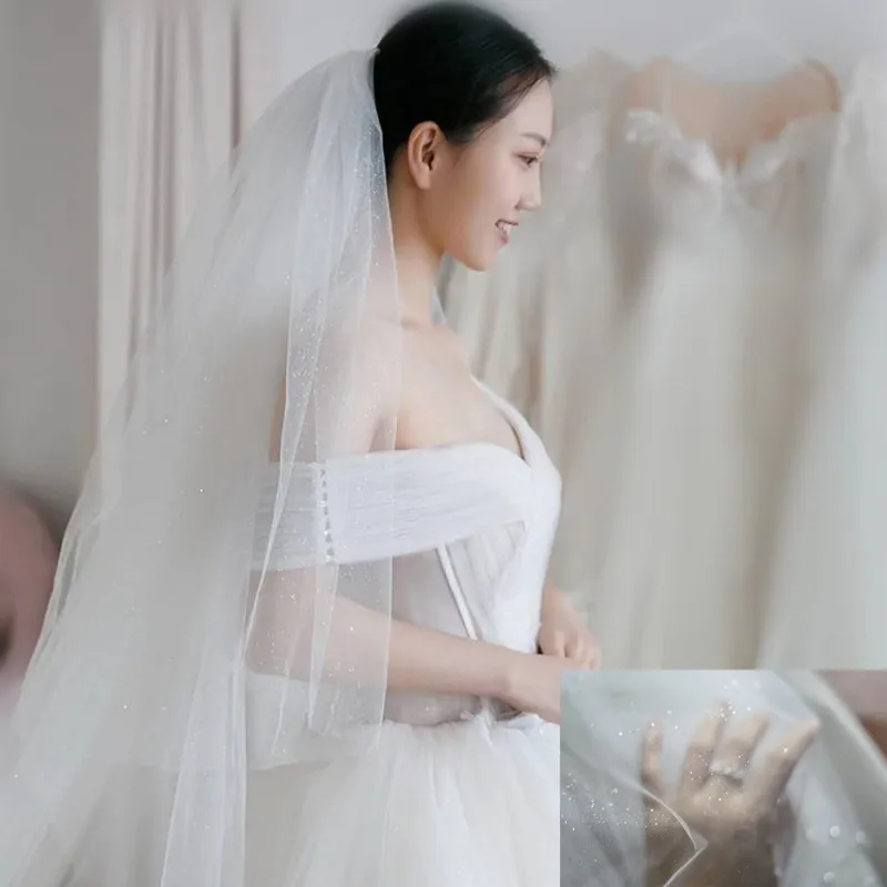 Bridal wedding veils with comb bridal veil