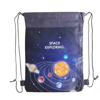 

10Pcs Non-Woven Outer Space Planet Party Gifts Bags Baby Shower Candy Bags Kids Gifts Packing Backpack Birthday Party Decoration