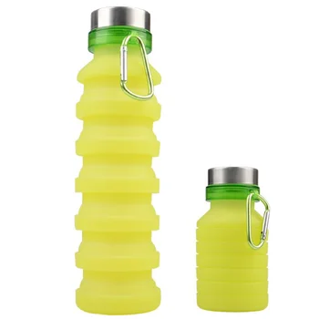 

Large Capacity 550Ml Outdoor Sports Bottle Mountaineering Travel Portable Silicone Folding Cup