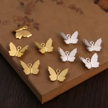 

500PCS 11mmx13mm Metal Butterfly Filigree Wraps Connectors Earrings Bracelet Necklace Pendant Charm DIY Jewelry Findings