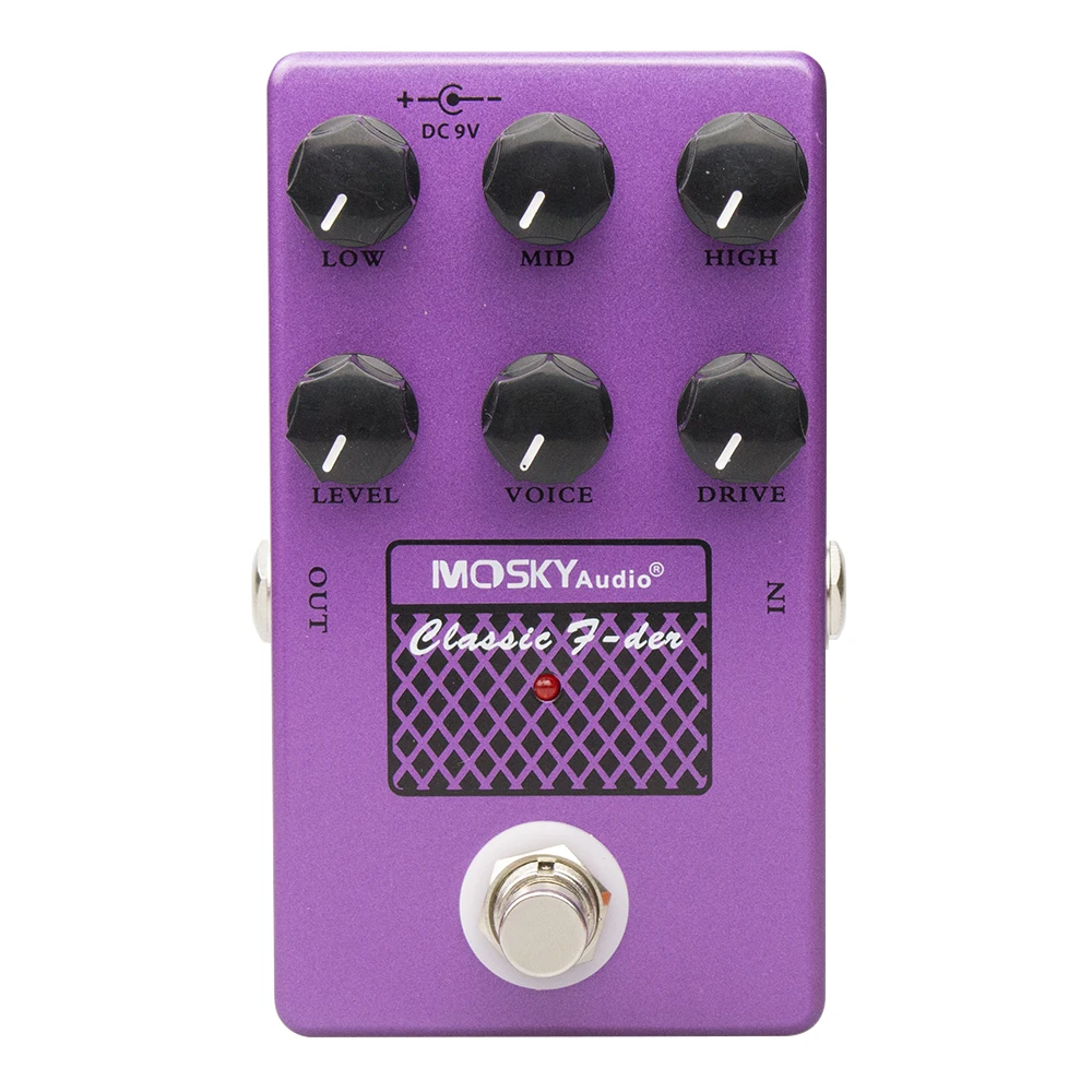 特売 Mosky Classic Simulation Speaker Pedal Guitar Electric F-Der ギター