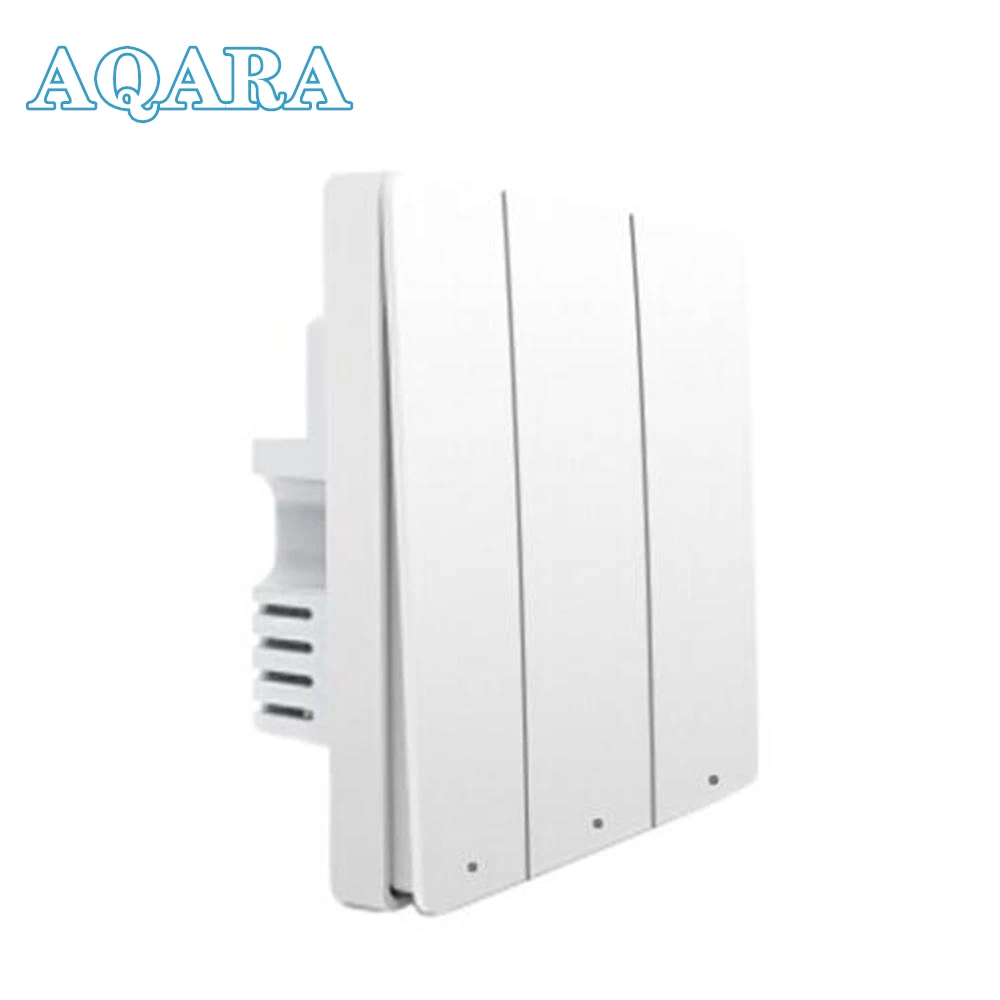 

2020 Newest Original Aqara Xiaomi D1 Smart Wall Switch 1/2/3 Button Zigbee for Mijia Mi Home APP No Neutral Fire Wire Light