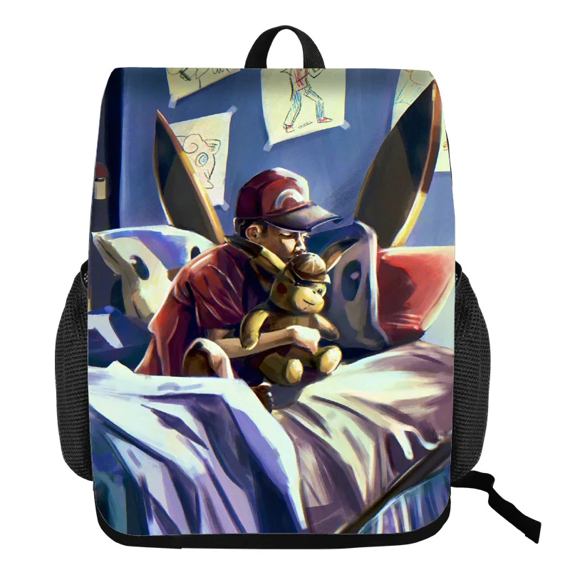 Mochila рюкзак Pokemon Пикачу рюкзак для подростков рюкзак дети обратно в школу школьные портфели для малышей и школьников женский туристический рюкзак - Цвет: 19
