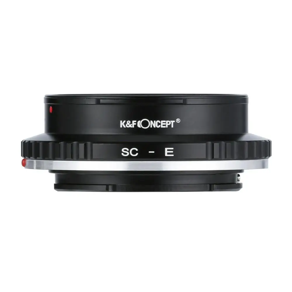 Concept-sc e Mount Lens Adapter Nikon s Mount Contax rf Lens para Sony Nex e Mount Câmera Alpha A6300 A7r2 A3000 A7r3 A7r k & f