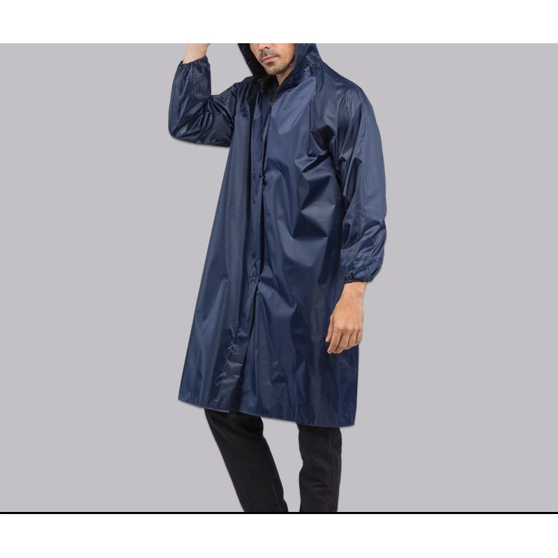 farmacéutico recuperar No pretencioso Chubasquero de goma para exteriores, Impermeable, Capa de Chuva,  Impermeable, con capucha, color azul marino, tamaño libre|Impermeables| -  AliExpress