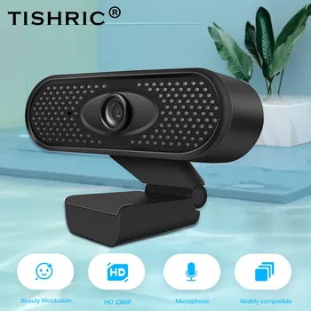 

TISHRIC USB Webcam 1080P Web Cam HD Webcam Full HD 1080p Web Camera With Microphone Webcamera Web Camera For Computer