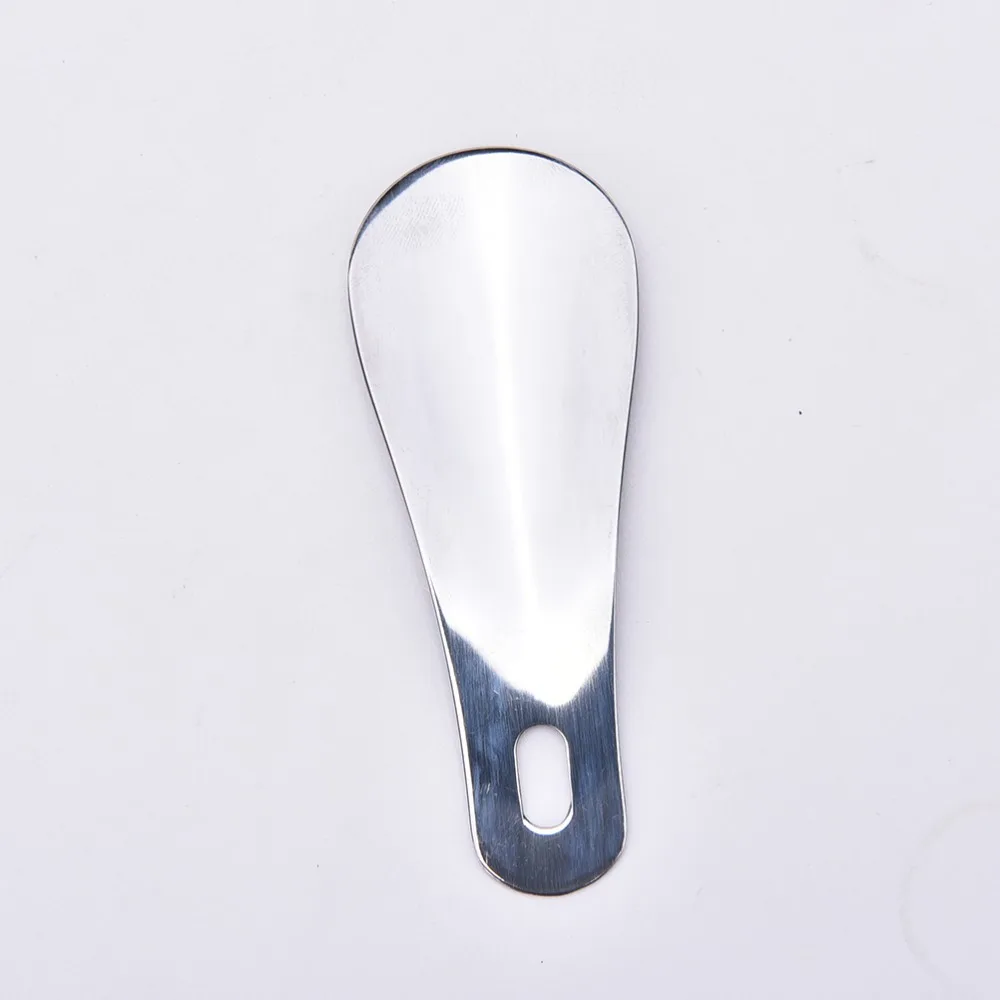 1PCS Professional Mini Shoe Horn Portable 10cm  Stainless Steel Metal Shoe Horn Spoon Shoehorn