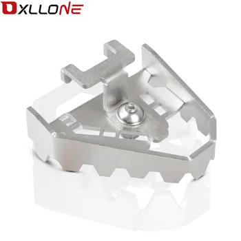 

STAINLESS MOTORCYCLE SILVER REAR FOOT BRAKE LEVER PEDA PEG PAD EXTENSION ENLARGE EXTENDER FOR HONDA CRF1000L AFRICA TWIN