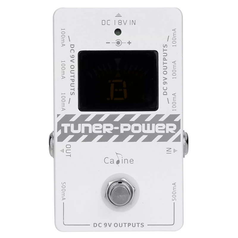 Caline Cp-09 2-в-1 тюнер и Питание байпасс для Dc 9V педаль эффектов для электрогитары восемь изолированные выходы Multifuncti