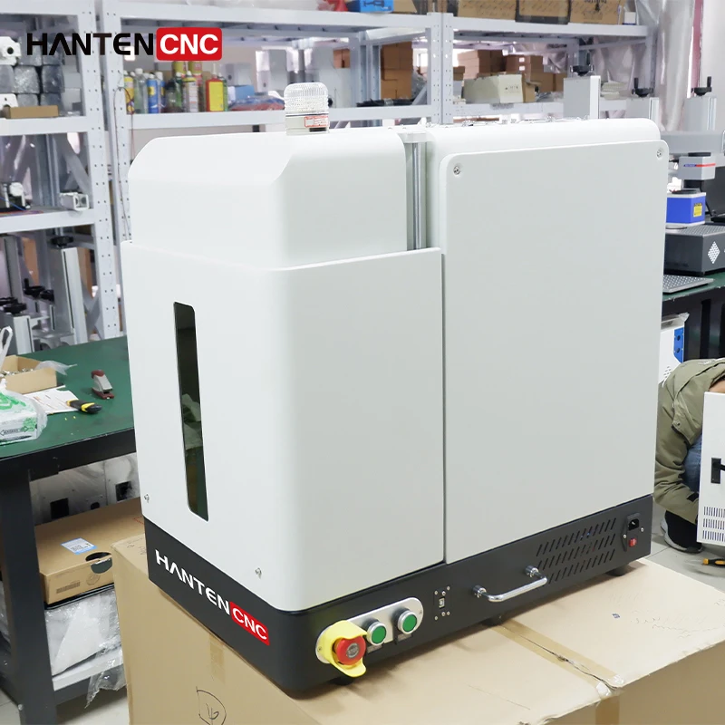 

Full Enclosed Design Fiber Laser Marking Machine 30W CNC Metal Laser Engraving Machine