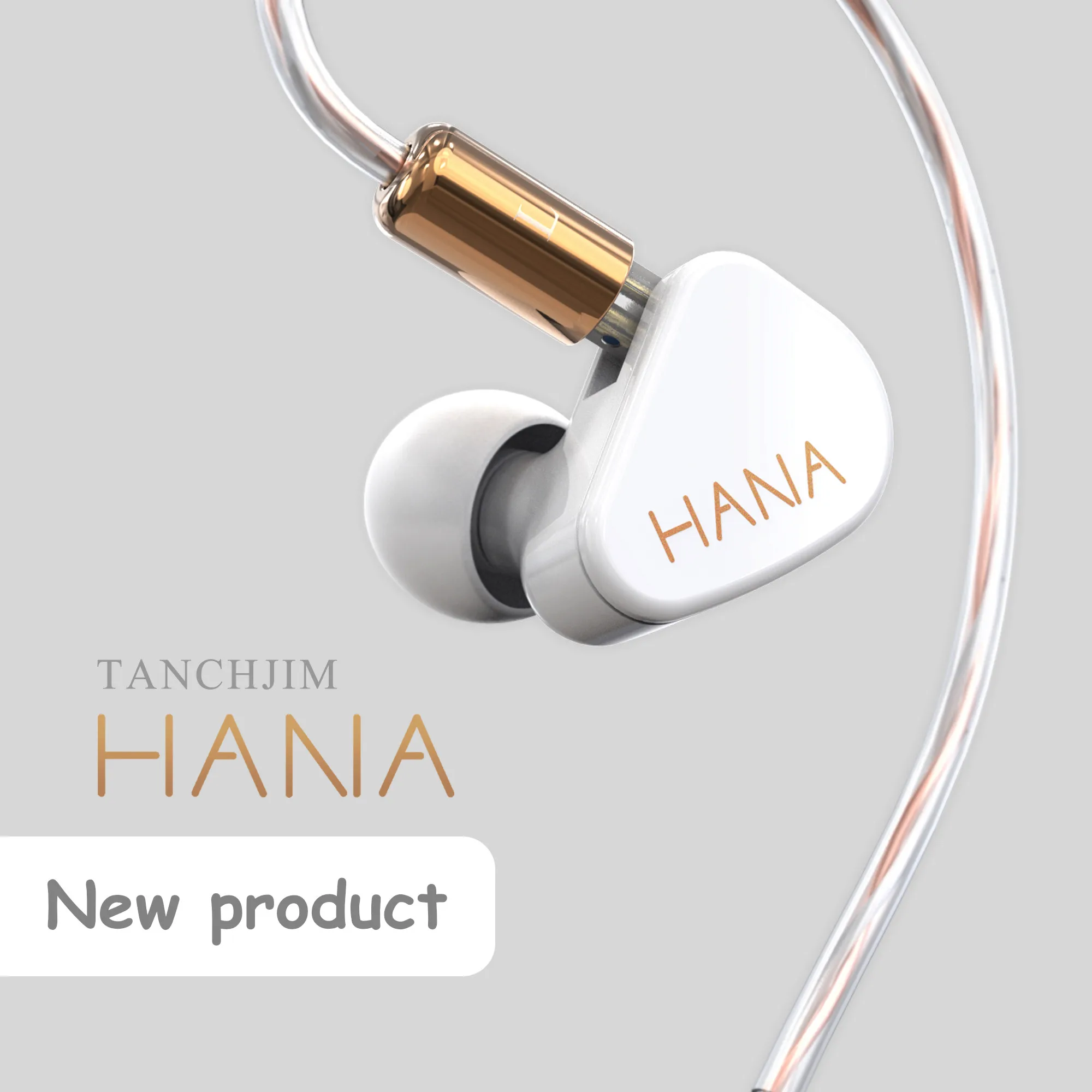 TANCHJIM HANA Earphone Dynamic Driver Audiophile In Ear Earphones Earbuds 2Pin 0 78mm HiFi In ear Earphone