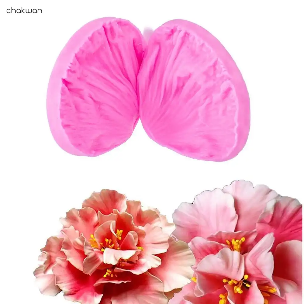 Diy Petalos De Flores De Peonia En Relieve Molde De Silicona En Relieve Utensilios Para Decoracion De Tortas Con Fondant 3d Chocolate Moldes De Caramelo De Arcilla Decoracion De Postres Aliexpress
