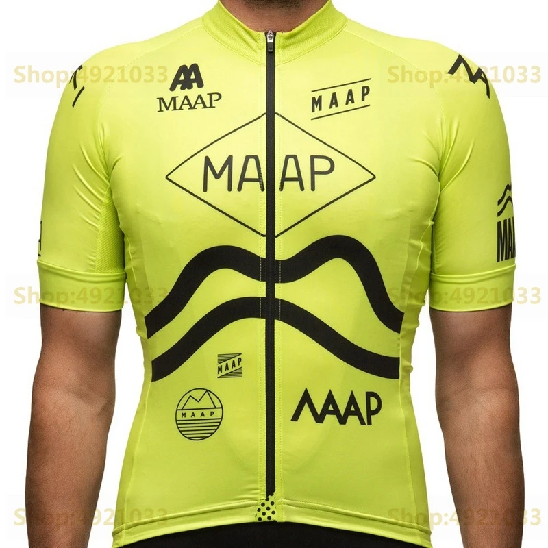 Классическая гоночная одежда MAAP Team в старом стиле, велосипедная майка MTB cyclist с коротким рукавом, рубашка для горного велосипеда с защитой от пота, быстросохнущая одежда
