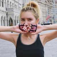 Four Finger Women Workout Gloves Fitness Gym Yoga Exercise Hand Palm Protector Exercise Sport Workout Glove for Men Wome 2