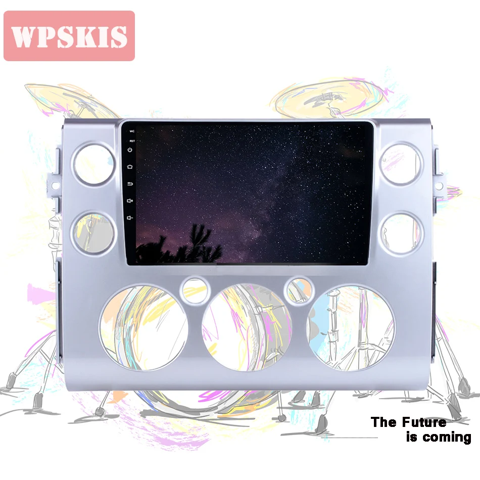 Clearance For FJ CRUISER 2007 - 2018 Car radio audio stereo 4G + 64G Android 9.1 with 4G Lte wifi video Player gps HU support dab dvr cam 3
