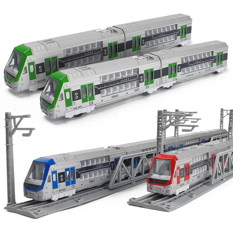 double decker toy train