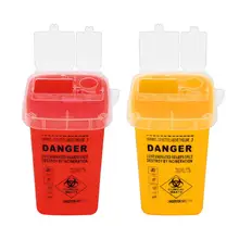 Наконечник иглы для татуажа, баррель для сбора биобезопасностей, ковш контейнер для мусора, отходы, острое оружие, хранение, бочка, Фаш, татуировка