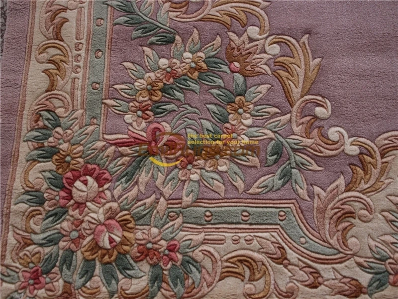 stair carpet wool french carpet About Hand-knotted Thick Plush Savonnerie Rug 6.56' X 9.84'
