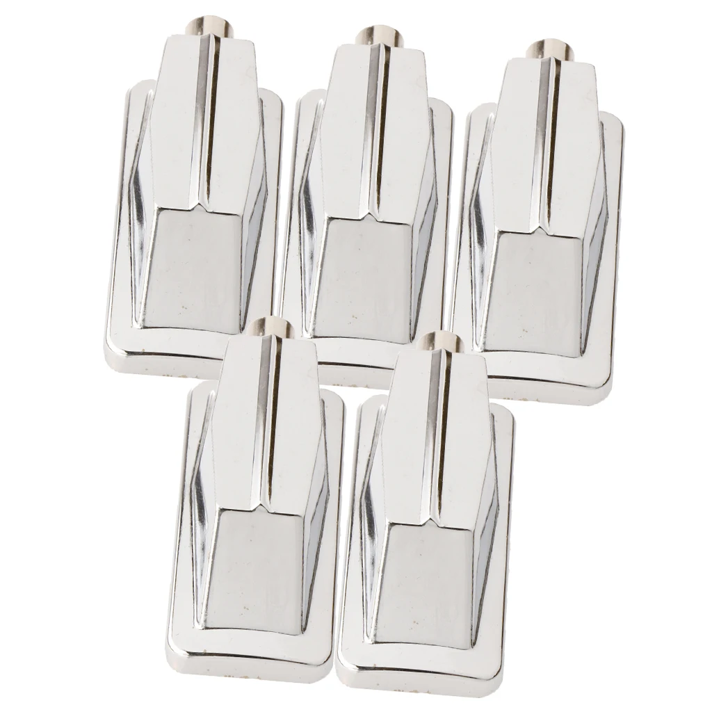 Set of 5pcs Snare Drum Claw Hook Bass Drum Lug for Drummers Drum Players, Square