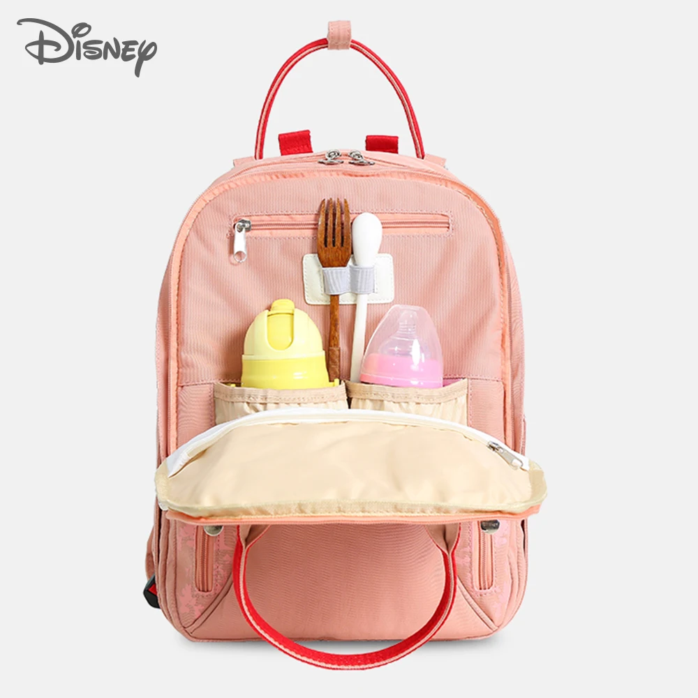 Сумка для подгузников disney, рюкзак для мам, сумка для пеленания, сумка для подгузников для мам, сумка для подгузников, дорожная коляска с USB подогревом