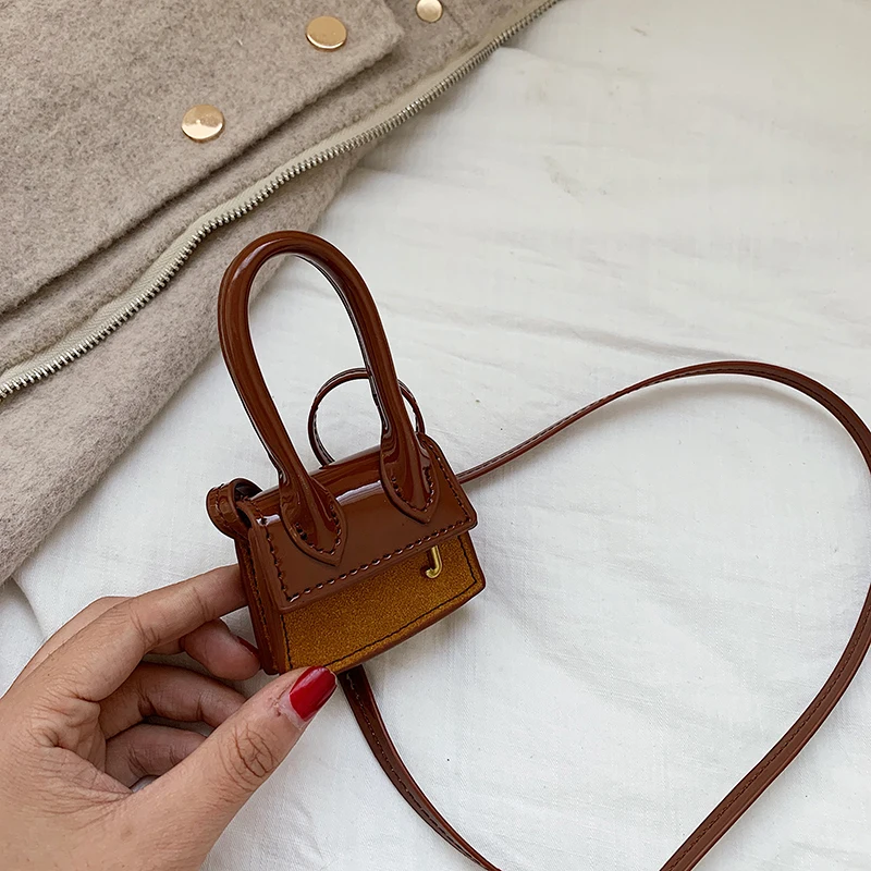 Jacquemus, мини квадратные сумки для женщин,, известный бренд, кожа, на плечо, через плечо, с буквенным принтом, для девушек, ручная сумка, основной, красный