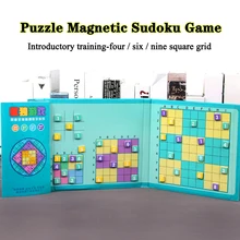 Puzzle sudoku pour enfants, jouet d'entraînement à la réflexion, en damier, 4 6 9 carrés