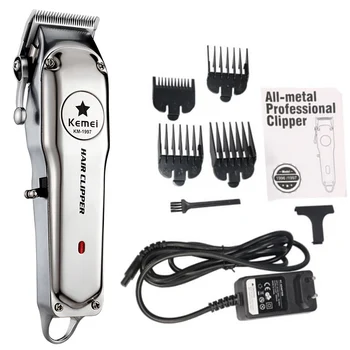 

All-metal Professional Hair Clipper Electric Cordless Hair Trimmer for Men Hair Cutter Hair Cutting Machine Barber