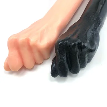 Super Huge Simulation Fist Dildo Hand Touch G-spot Anal Plug Vaginal Masturbation TPE Suction Cup Sex Toys for Unisex Couple Gay 6