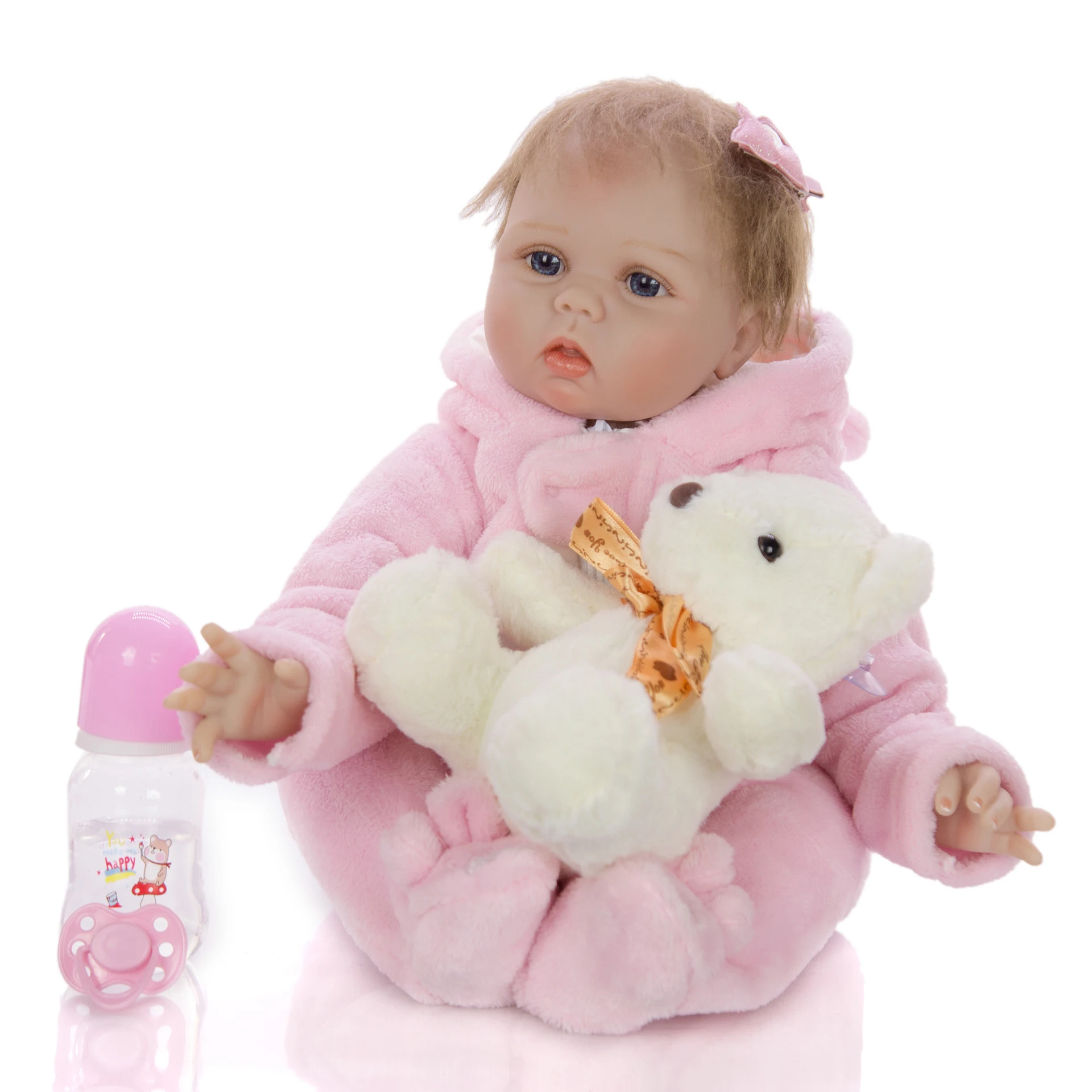 NPK Кукла reborn baby dolls 2" силиконовые куклы reborn real alive Новорожденные Детские куклы Игрушки pin зимняя одежда Bebe reborn bonecas