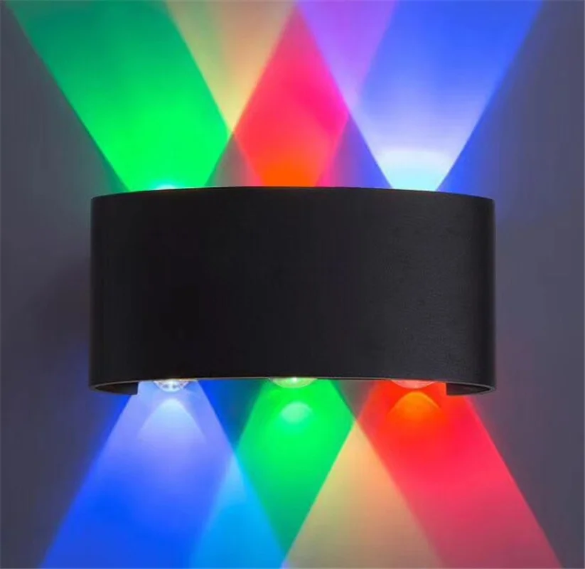 

Led outdoor waterproof wall lamp 6w double arc hotel project exterior wall decorative lamp balcony corridor lamp