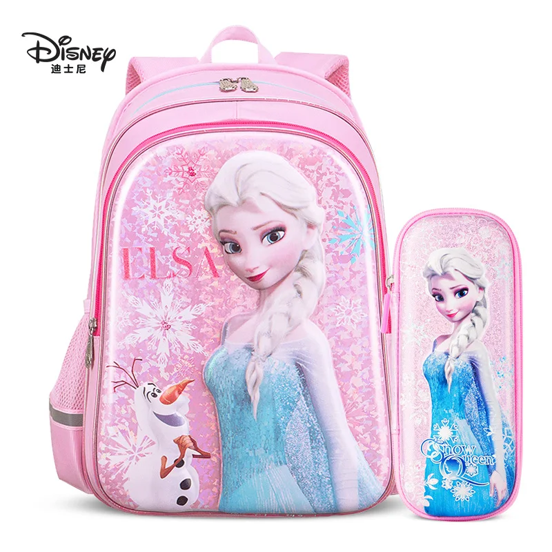 Disney школьный ранец для девочек начальной школы 6-8 лет Детский рюкзак ледяной романтики красивый и благородный легко чистить - Цвет: pink1