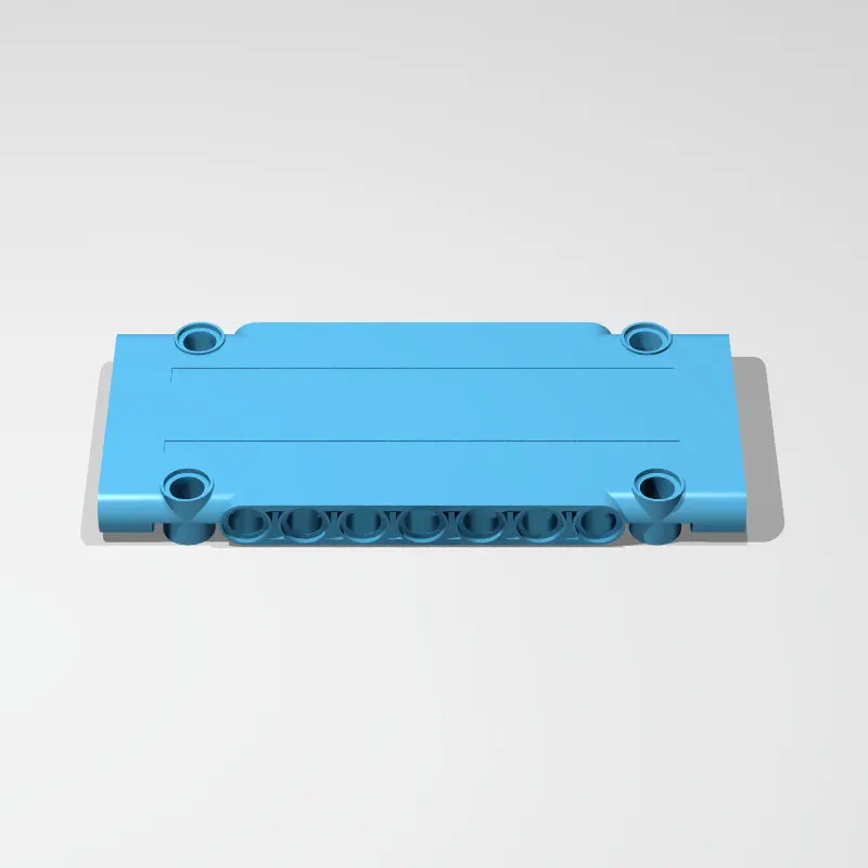 Запасные части для строительного блока 15458 техническая панель 3X11x1 техническая панель s части - Цвет: Небесно-голубой