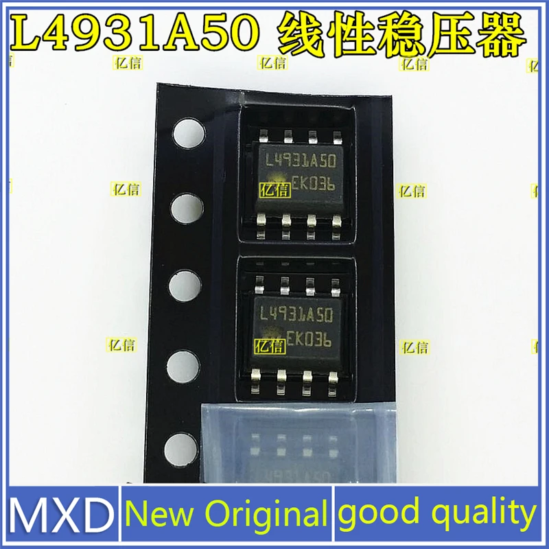 

5 шт./лот новый оригинальный линейный регулятор L4931ABD50 L4931A50 SOP8 хорошее качество