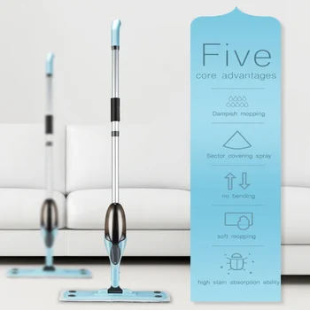 

Water Spray Mop With Squeegees Lazy Flat Mop For Wooden Floor Mop Floor Cleaning Mop Cleaning Tools*