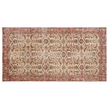 

Handmade Natural Vintage Turkish Area Rug 141x270 Cm-4'8''X8'10''