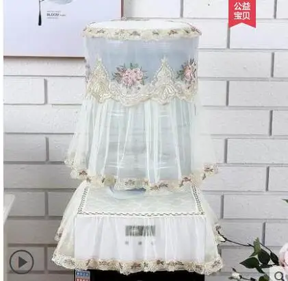 Water dispenser dust-proof bucket two-piece art high-end bucket pastoral universal lace cloth water dispenser