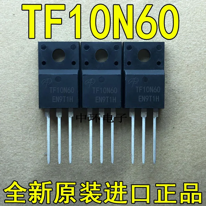 10 шт./лот TF10N60 AOTF10N60 TO-220F 10A 600V