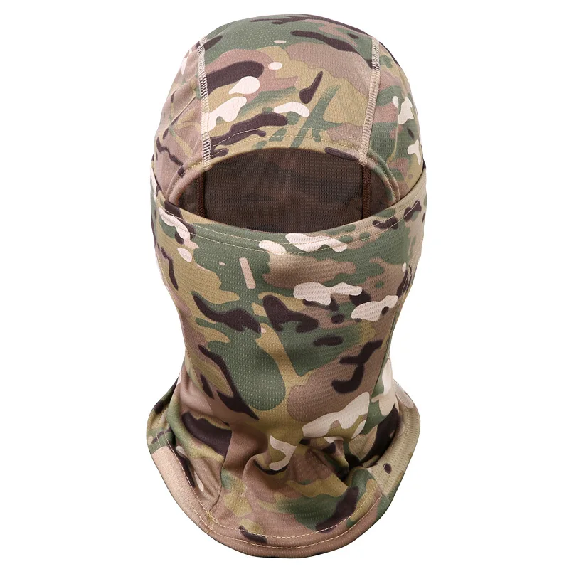 Тактическая страйкбольная пейнтбольная маска для всего лица из стальной сетки полиэфирная Балаклава охотничья CS маска для велоспорта защитный шлем лайнер Кепка