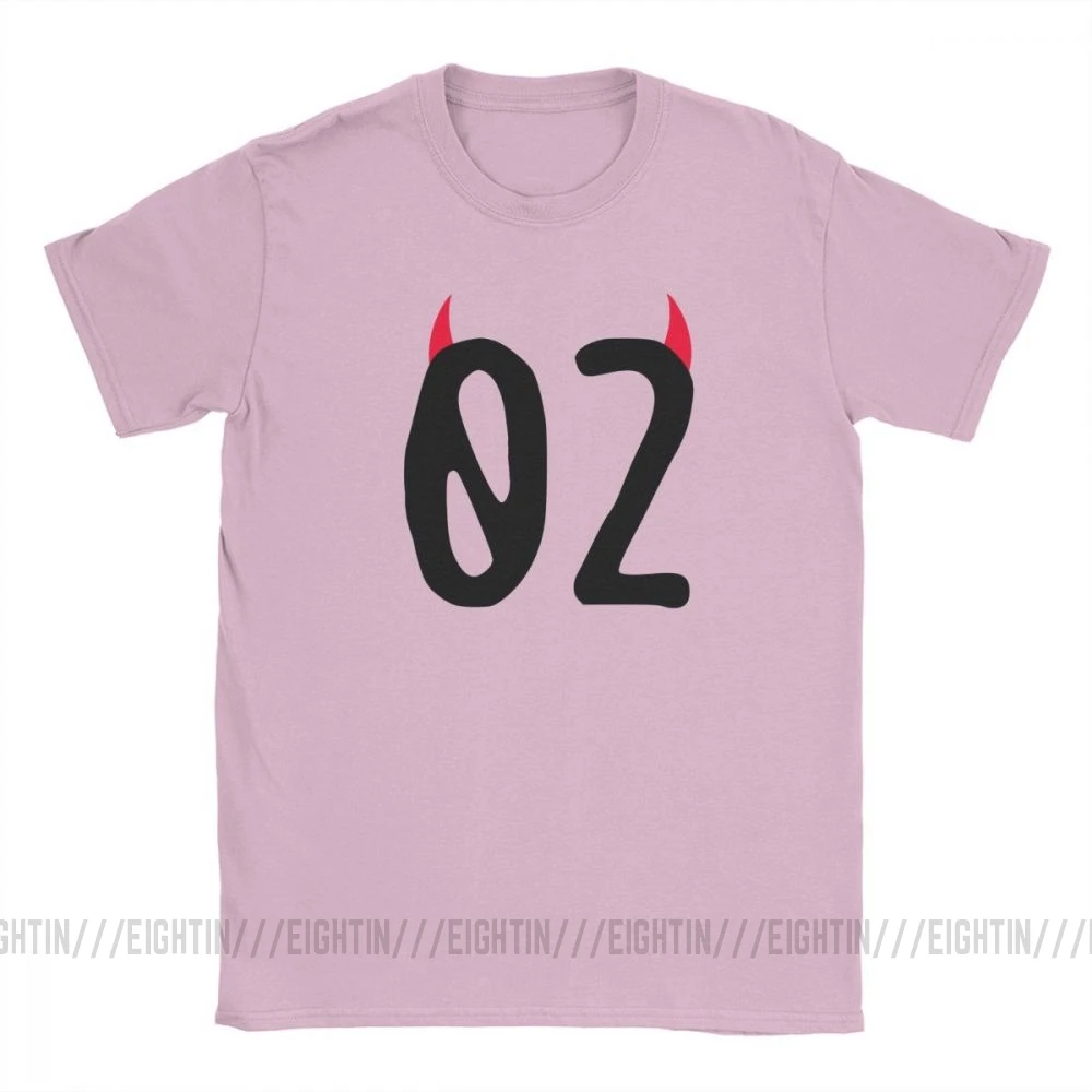 02 Zero Two Darling In The Franxx футболки Kawaii японская анимация Классический Человек Большой размер одежда Новинка футболка хлопковые футболки